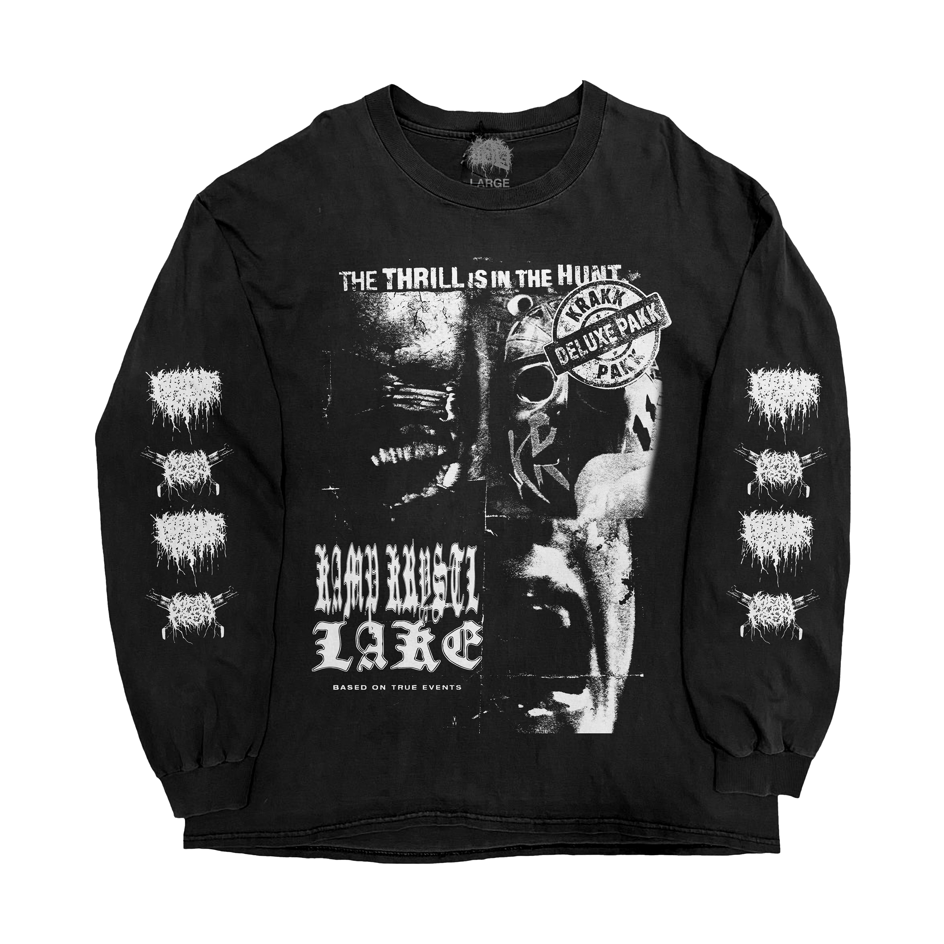 THRILL LONG SLEEVE SHIRT - (BLACK)