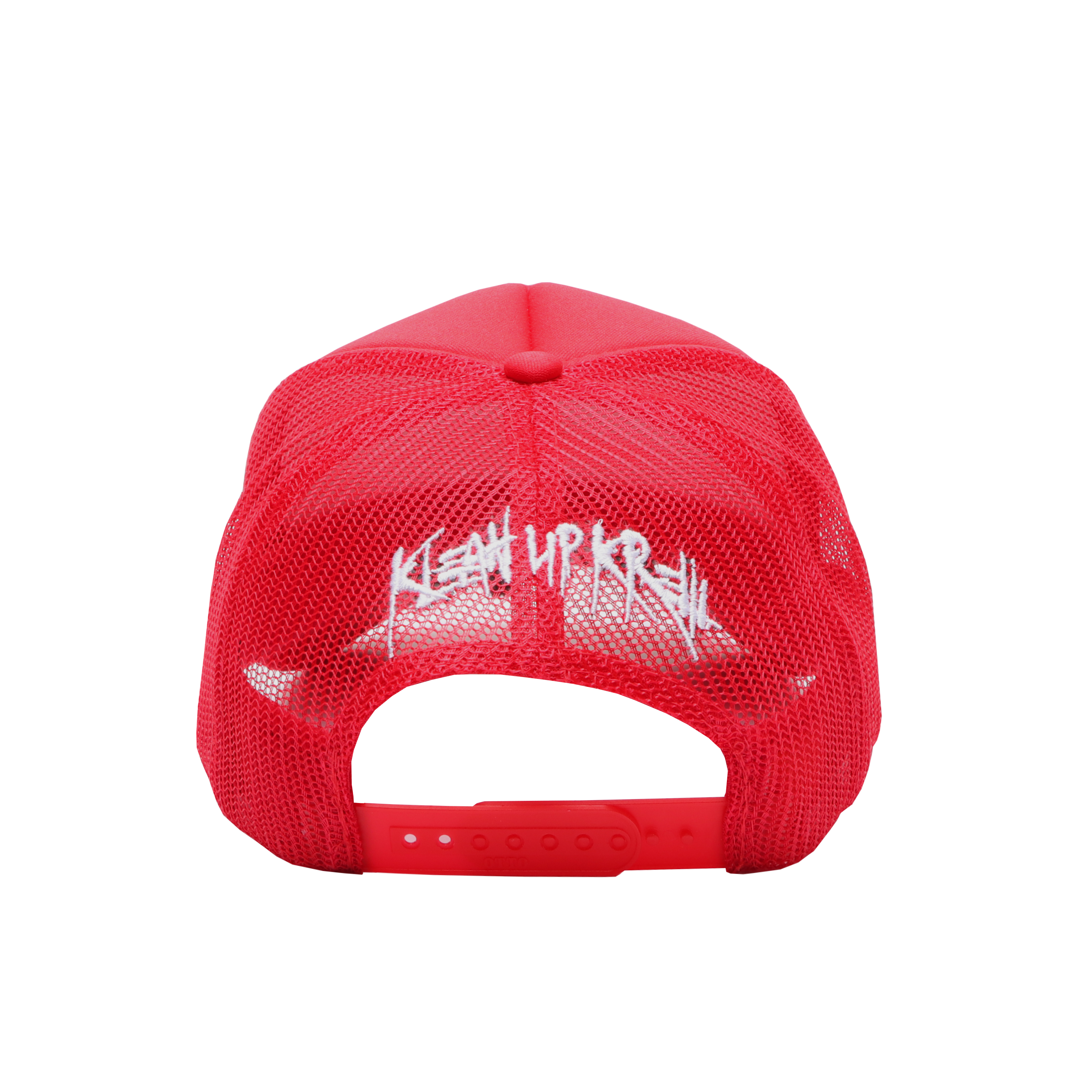 PENTAGRAM TRUCKER CAP - (RED)