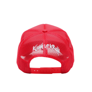 PENTAGRAM TRUCKER CAP - (RED)
