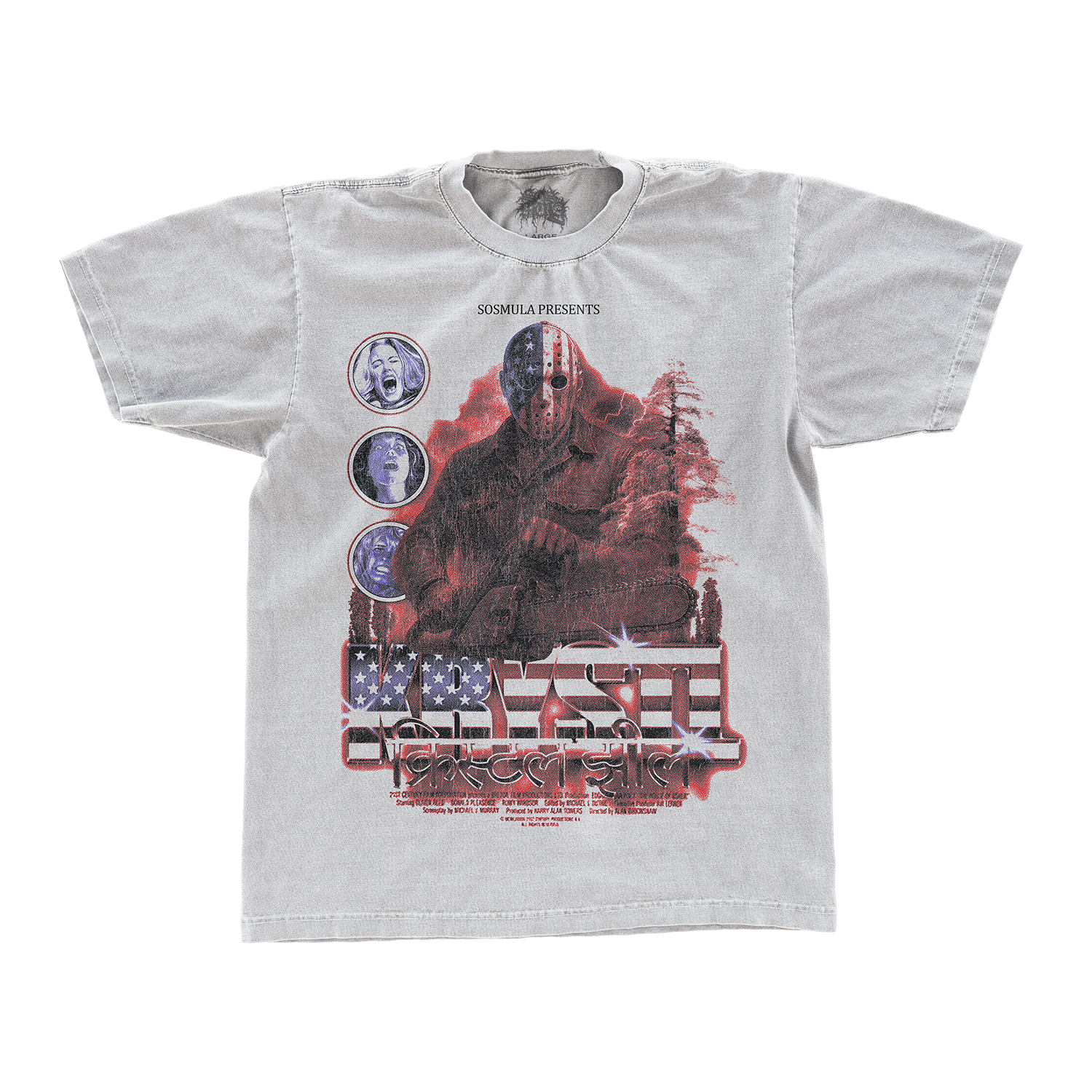 SLASHER T-SHIRT - (WHITE)