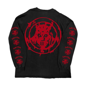 LOGO LONG SLEEVE SHIRT - (BLACK)