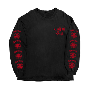 LOGO LONG SLEEVE SHIRT - (BLACK)